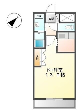 エクセルハイムの物件間取画像